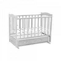 Кровать детская "Радуга"-4  попер. маятник