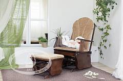 С 254 Кресло-качалка с подставкой для ног