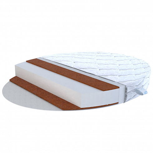 Детский овальный матрас Nuovita Robusto 125х65х13 см