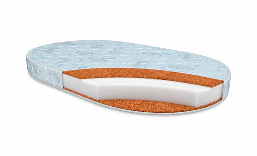 Детский овальный матрас Nuovita Carino 125х65х10 см