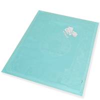 Плед вязанный с аппликацией "Домик" USNS14-01, 95*115 см, 100% акрил