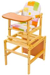 Стул+стол "Октябренок" (дуб/бук) светлый