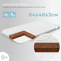 Матрас для детской кроватки Nuovita Accanto Festa 84х48х3 см