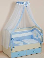 Комплект в кроватку  "Мой маленький друг" 7 пр. С 50.1