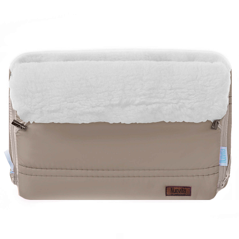 Муфта меховая для коляски Nuovita Alpino Bianco