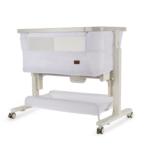 Детская приставная кроватка с электронной системой укачивания Nuovita Accanto Quadro 