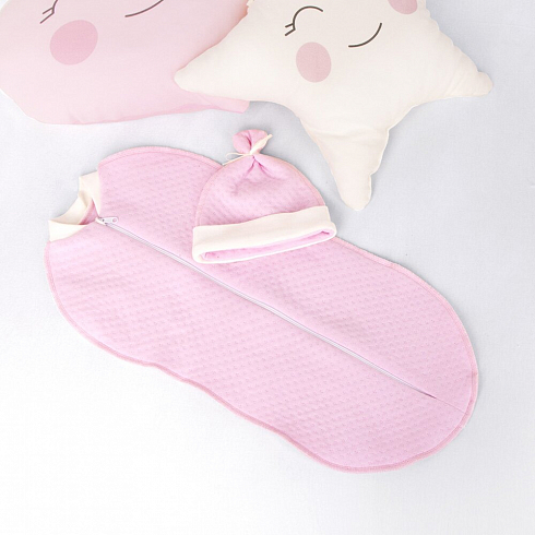 Набор №1 Пеленка-кокон с шапочкой капитон