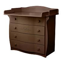 С 265 Комод с матрасом резьба с инкустрацией стразами №10 (Птички)