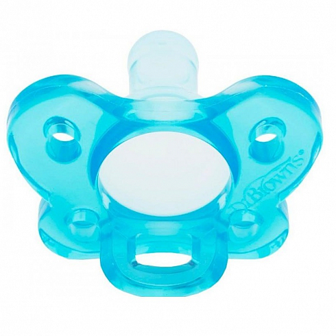 Пустышки цельносиликоновые , 0 - 6 мес., 2 шт.,