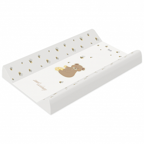 Доска пеленальная Nuovita PARALLELO HONEY BEAR, 2 борта, 490х800