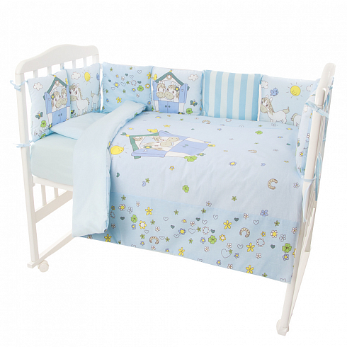 Комплект в кроватку "Пони"
