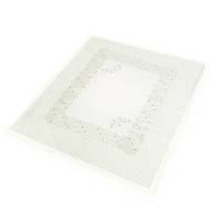 Плед-покрывало "Бабочки" вязанный , 85*100 см, состав: 100% акрил